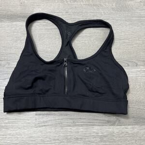 Alo Yoga zip-front sports Black Size XS